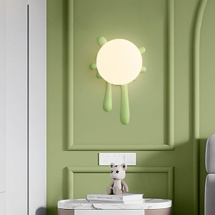 Lustra Applique Murale Abstraite Résine Éclat Globe Lumineux Ludique Artistique - Neutralighting