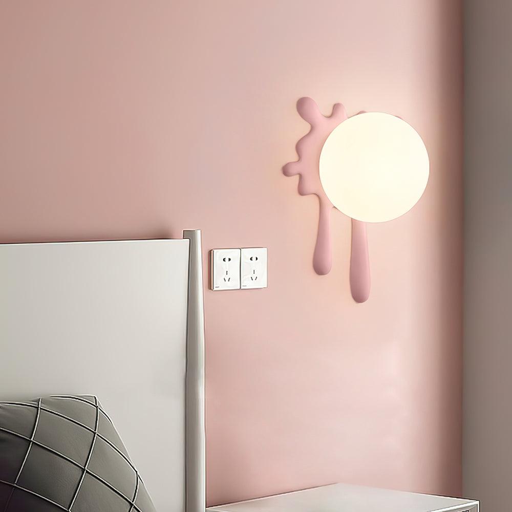 Lustra Applique Murale Abstraite Résine Éclat Globe Lumineux Ludique Artistique - Neutralighting