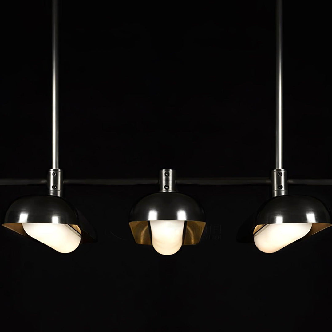 Lyvinaris Suspension linéaire géométrique en laiton - Neutralighting