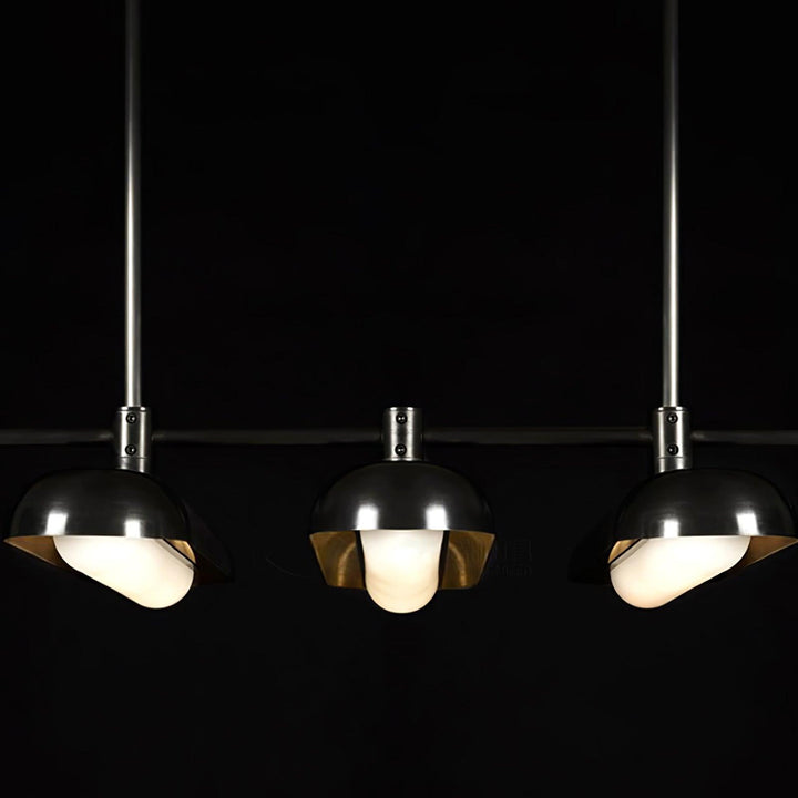 Lyvinaris Suspension linéaire géométrique en laiton - Neutralighting