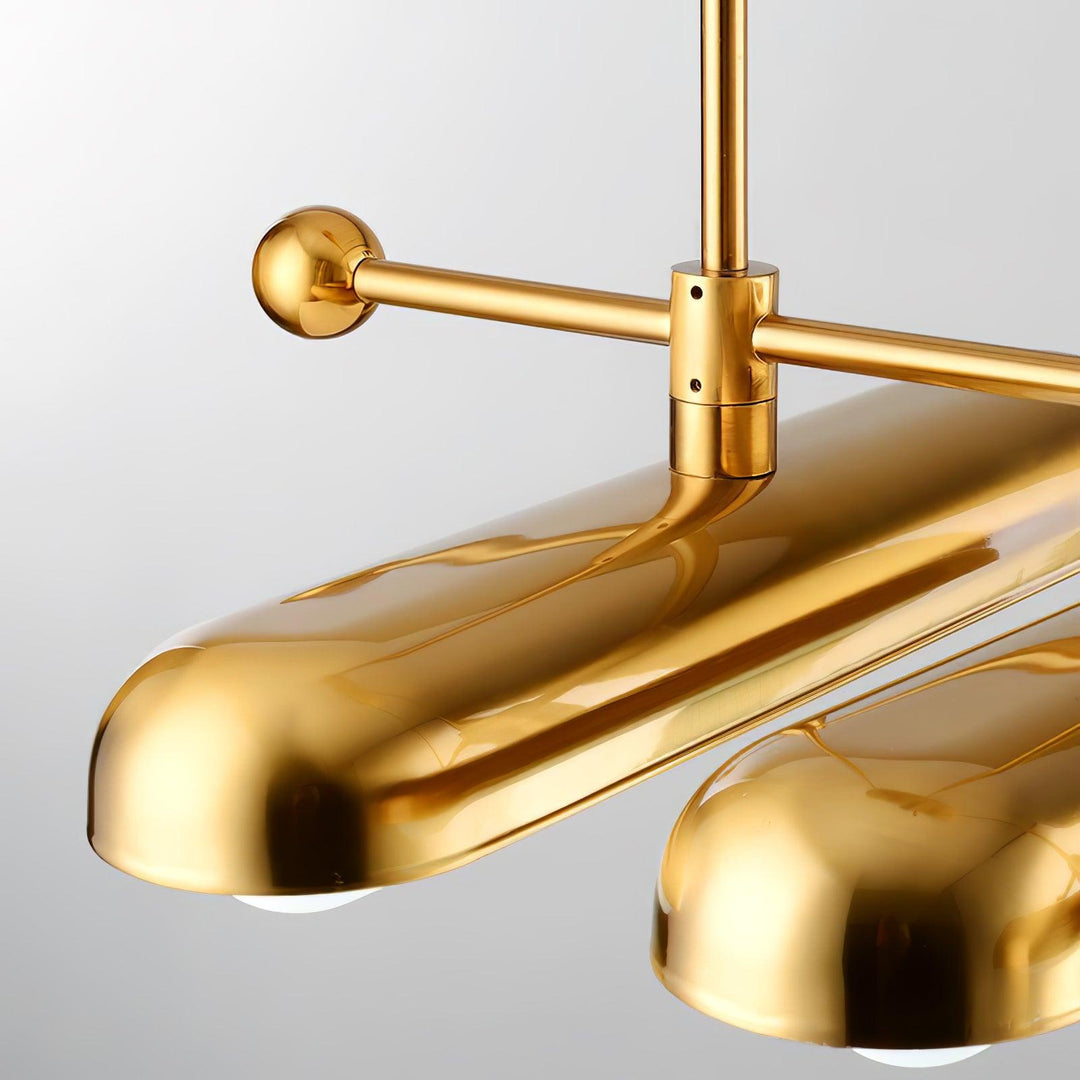 Lyvinaris Suspension linéaire géométrique en laiton - Neutralighting