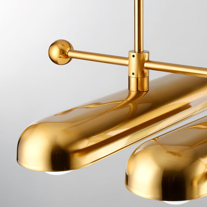 Lyvinaris Suspension linéaire géométrique en laiton - Neutralighting