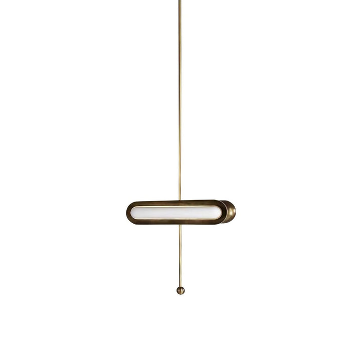 Lyvinaris Suspension linéaire géométrique en laiton - Neutralighting