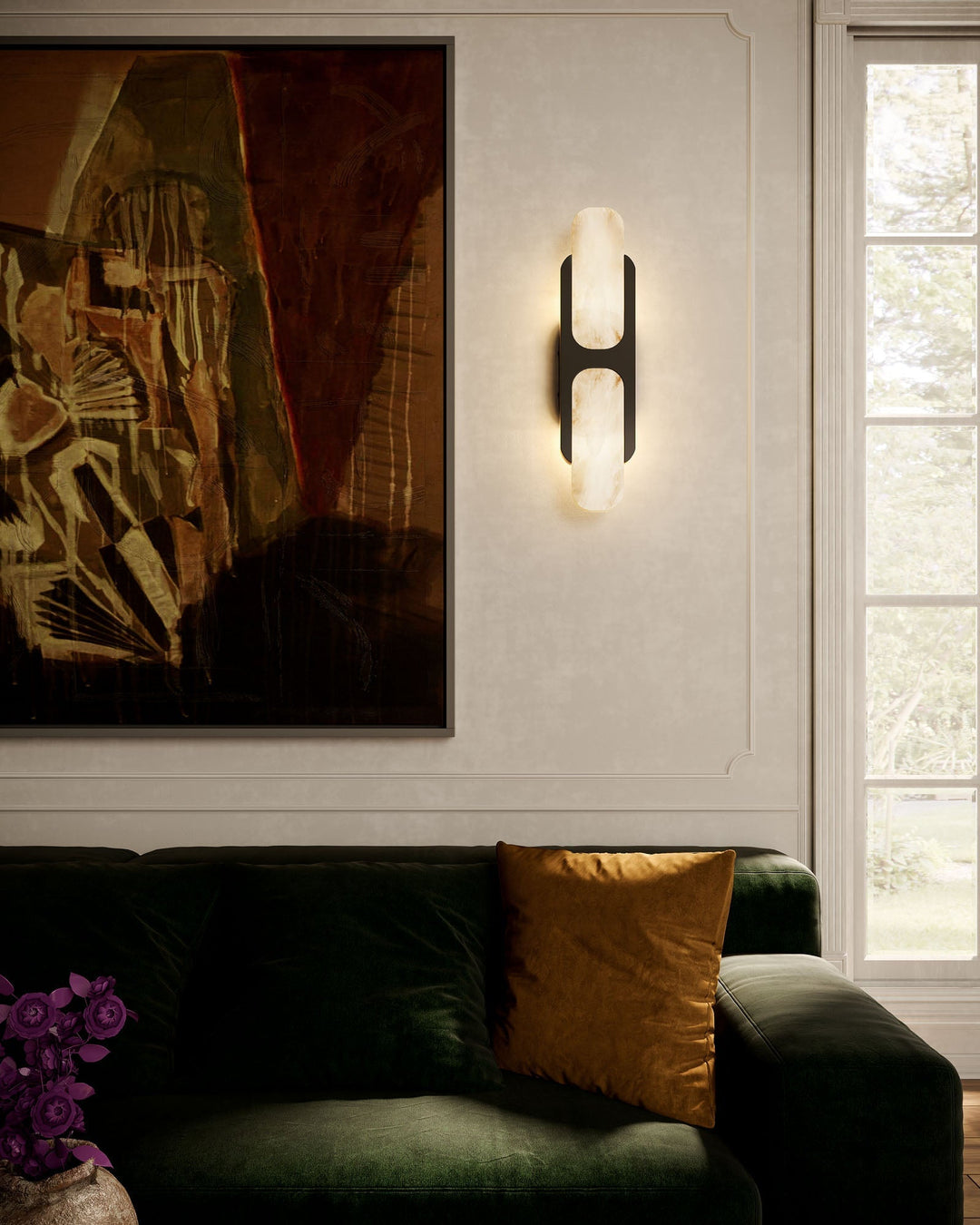 Lylaearis Applique Murale Moderne Minimaliste en Albâtre - Neutralighting