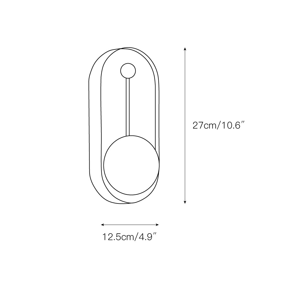Evtala Applique Murale Moderne Minimaliste en Métal et Albâtre - Neutralighting