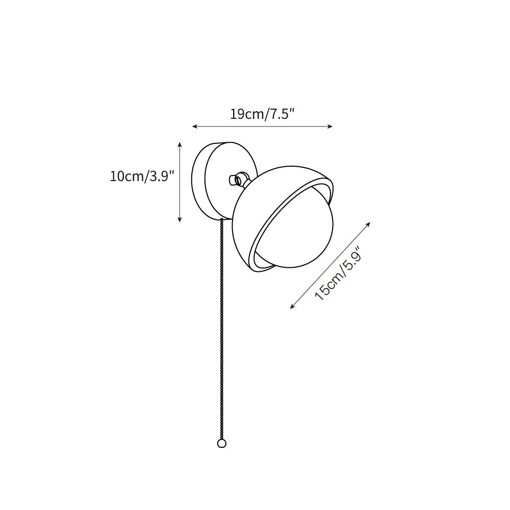 Myrinir Applique Murale Moderne Minimaliste en Bois et Travertin - Neutralighting