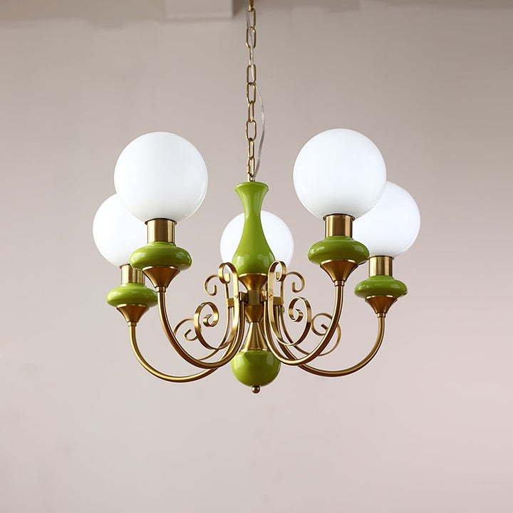 Evsolia Lustre en Verre Onyx Nordique Haut de Gamme - Neutralighting