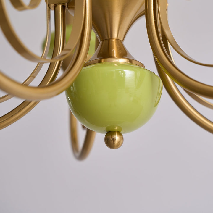 Evsolia Lustre en Verre Onyx Nordique Haut de Gamme - Neutralighting