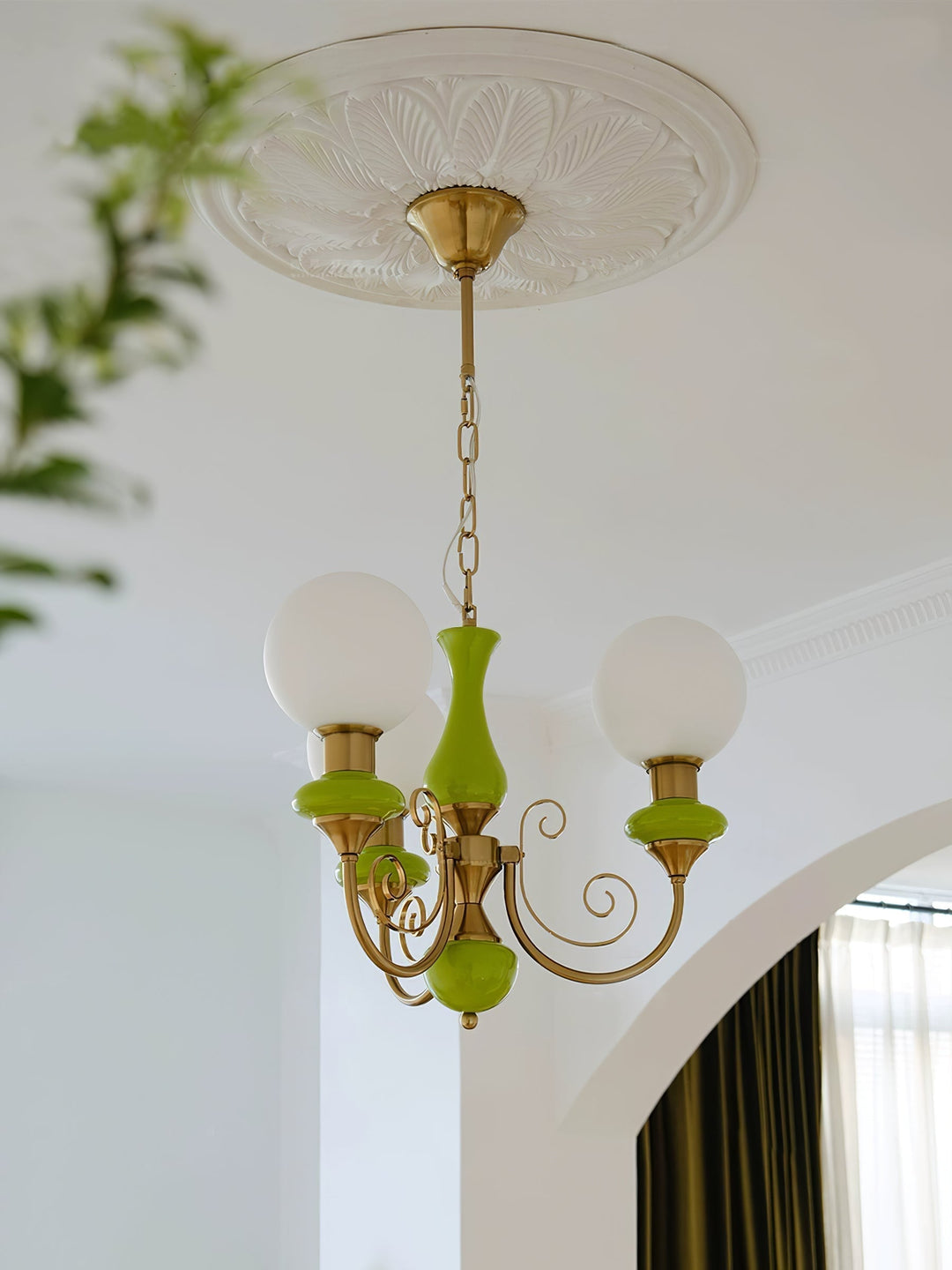 Evsolia Lustre en Verre Onyx Nordique Haut de Gamme - Neutralighting