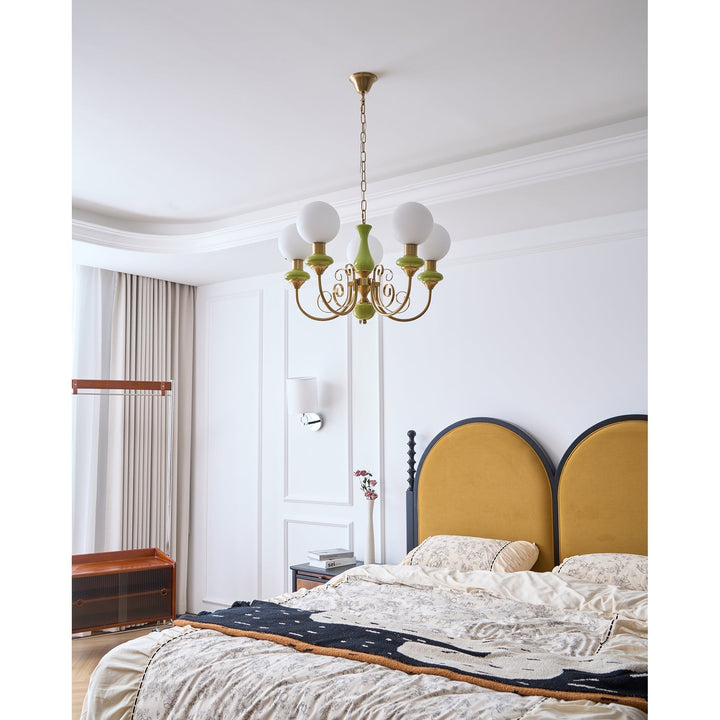 Evsolia Lustre en Verre Onyx Nordique Haut de Gamme - Neutralighting