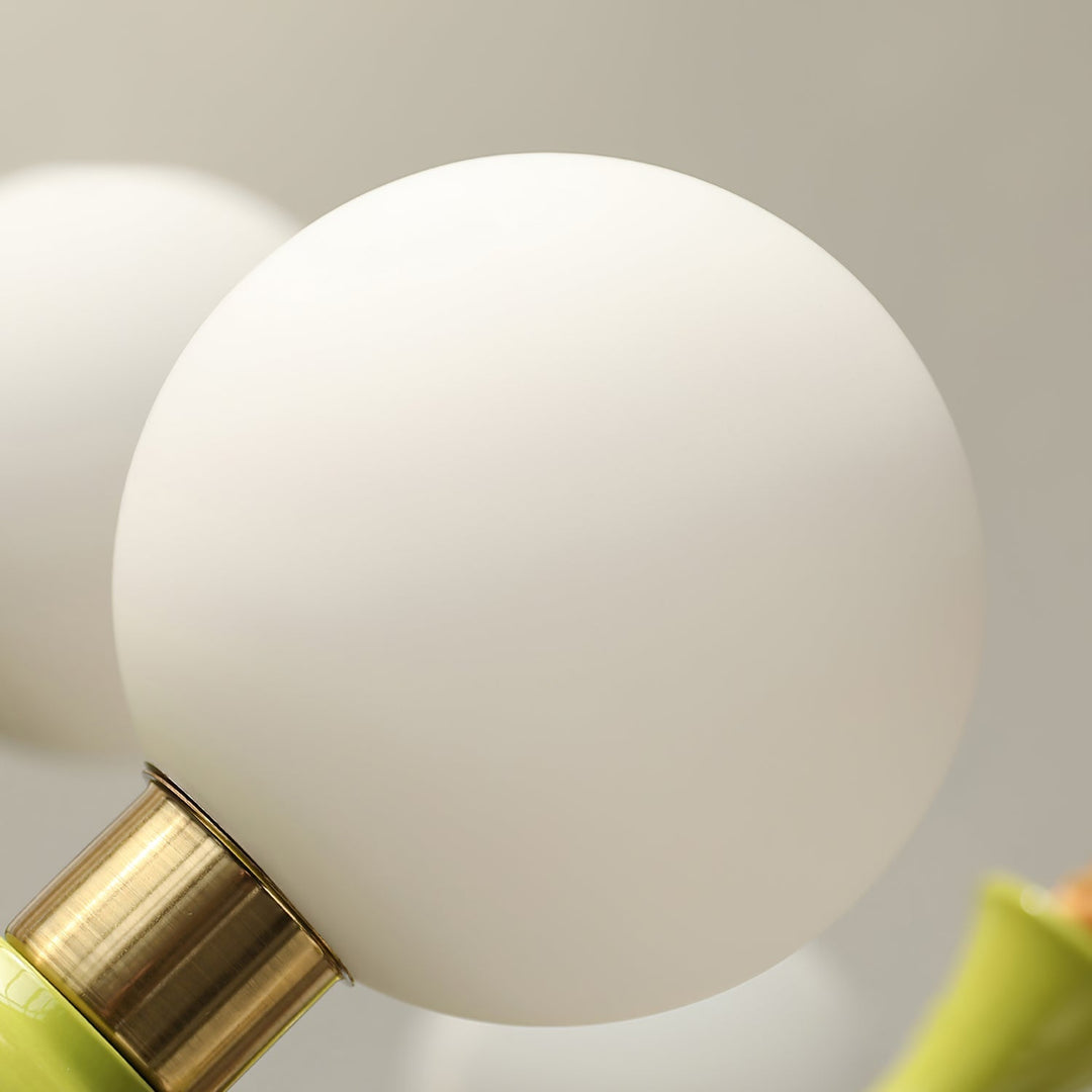 Evsolia Lustre en Verre Onyx Nordique Haut de Gamme - Neutralighting