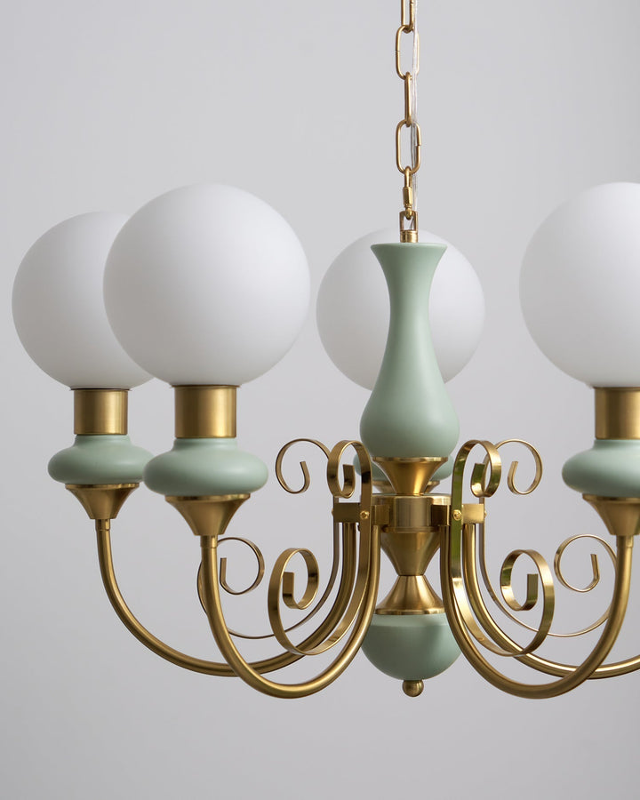 Evsolia Lustre en Verre Onyx Nordique Haut de Gamme - Neutralighting