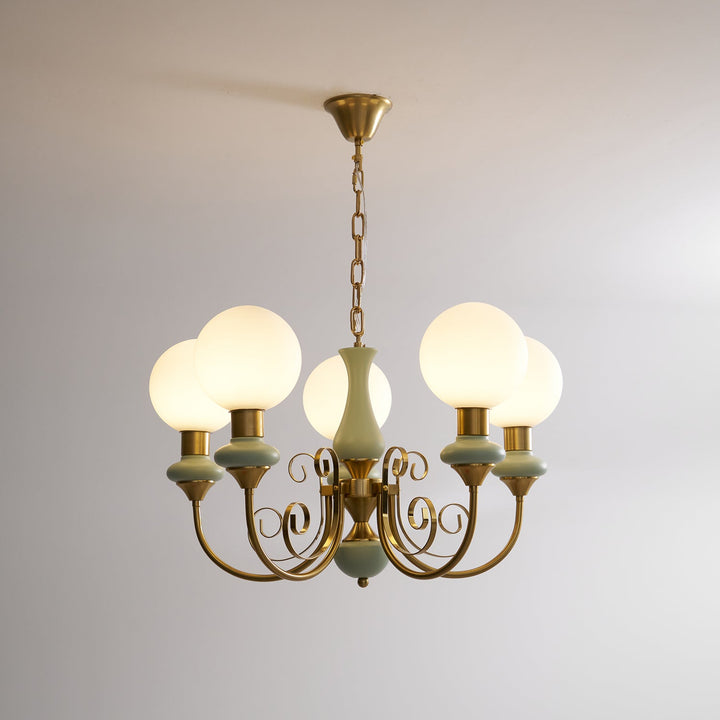 Evsolia Lustre en Verre Onyx Nordique Haut de Gamme - Neutralighting
