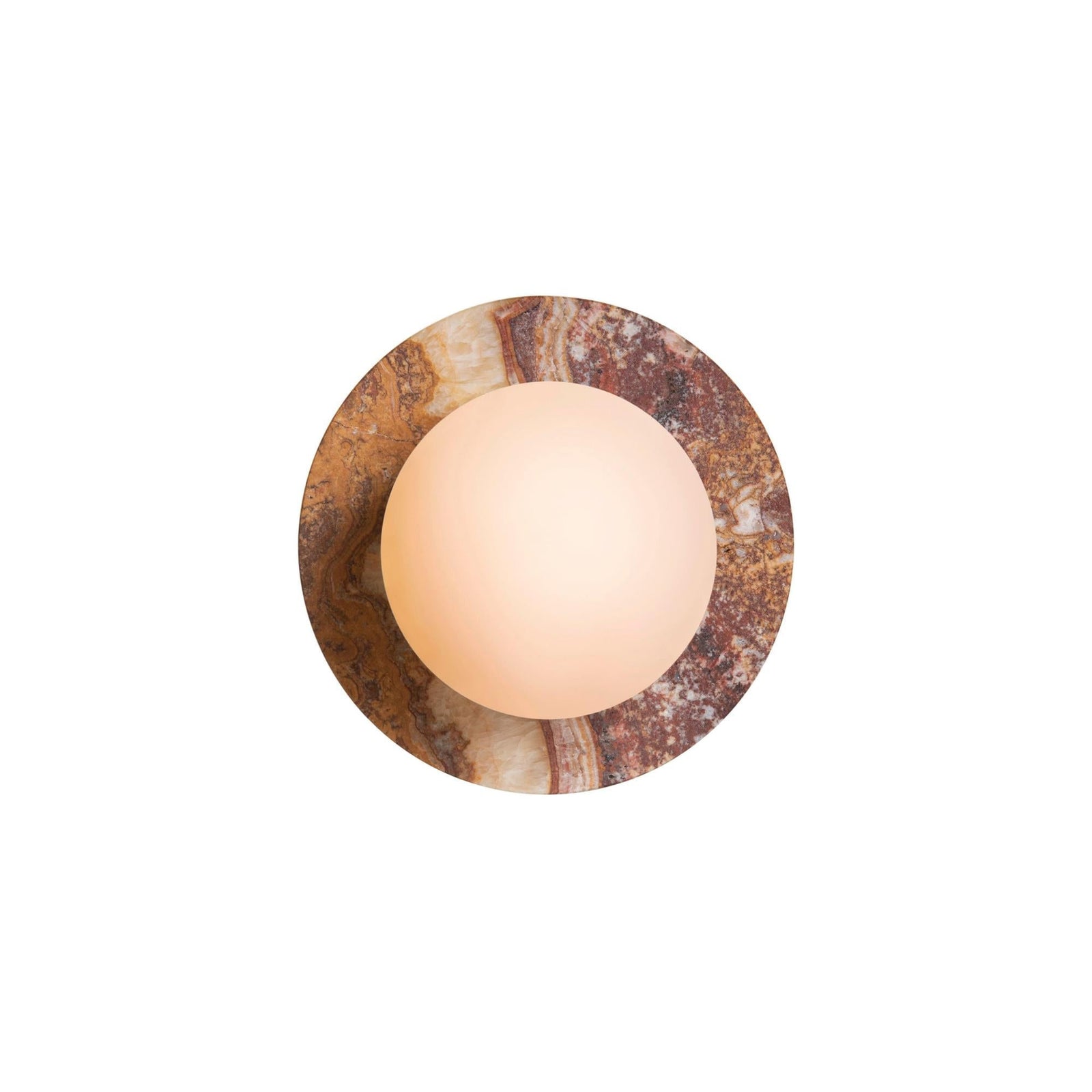 Ovyna Applique Murale Moderne Minimaliste en Verre et Onyx - Neutralighting
