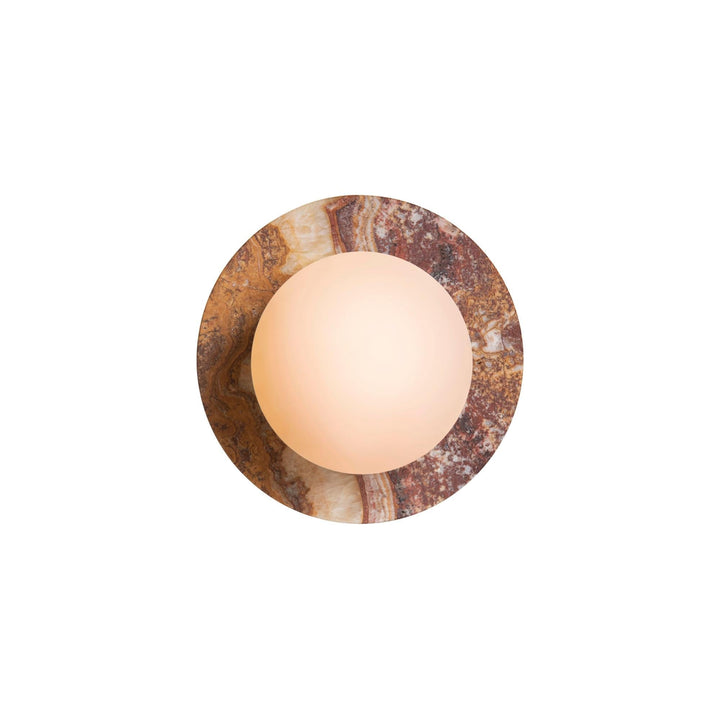Ovyna Applique Murale Moderne Minimaliste en Verre et Onyx - Neutralighting