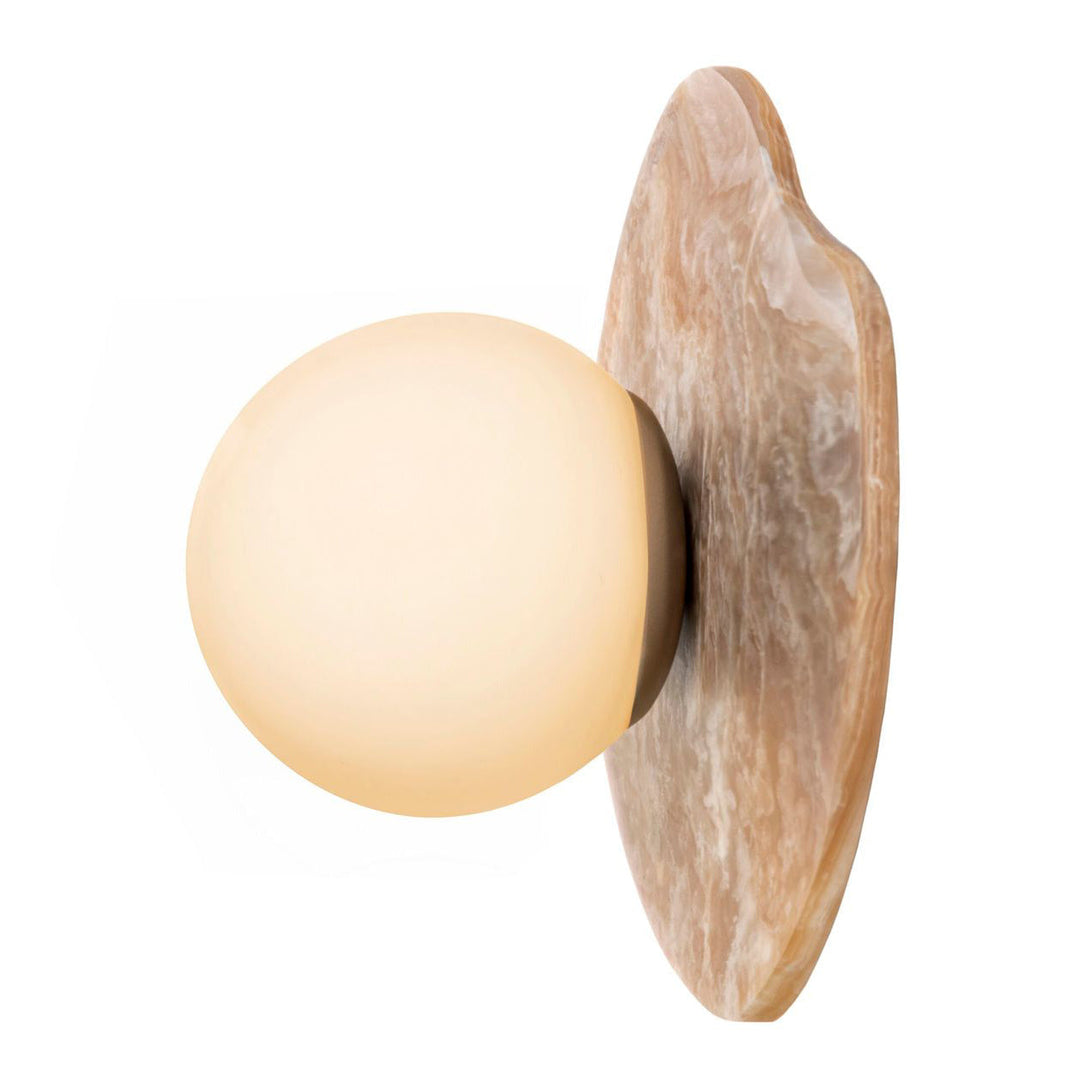 Lyvyneth Applique Murale Moderne Minimaliste en Onyx et Nopal - Neutralighting