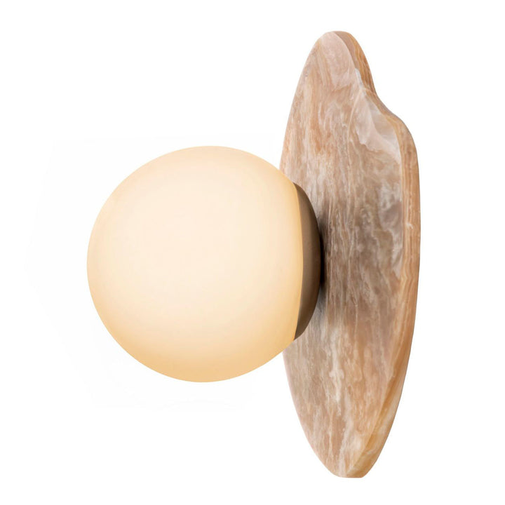 Lyvyneth Applique Murale Moderne Minimaliste en Onyx et Nopal - Neutralighting