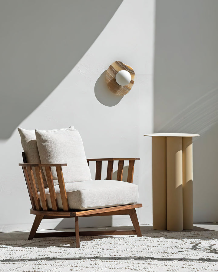 Lyvyneth Applique Murale Moderne Minimaliste en Onyx et Nopal - Neutralighting