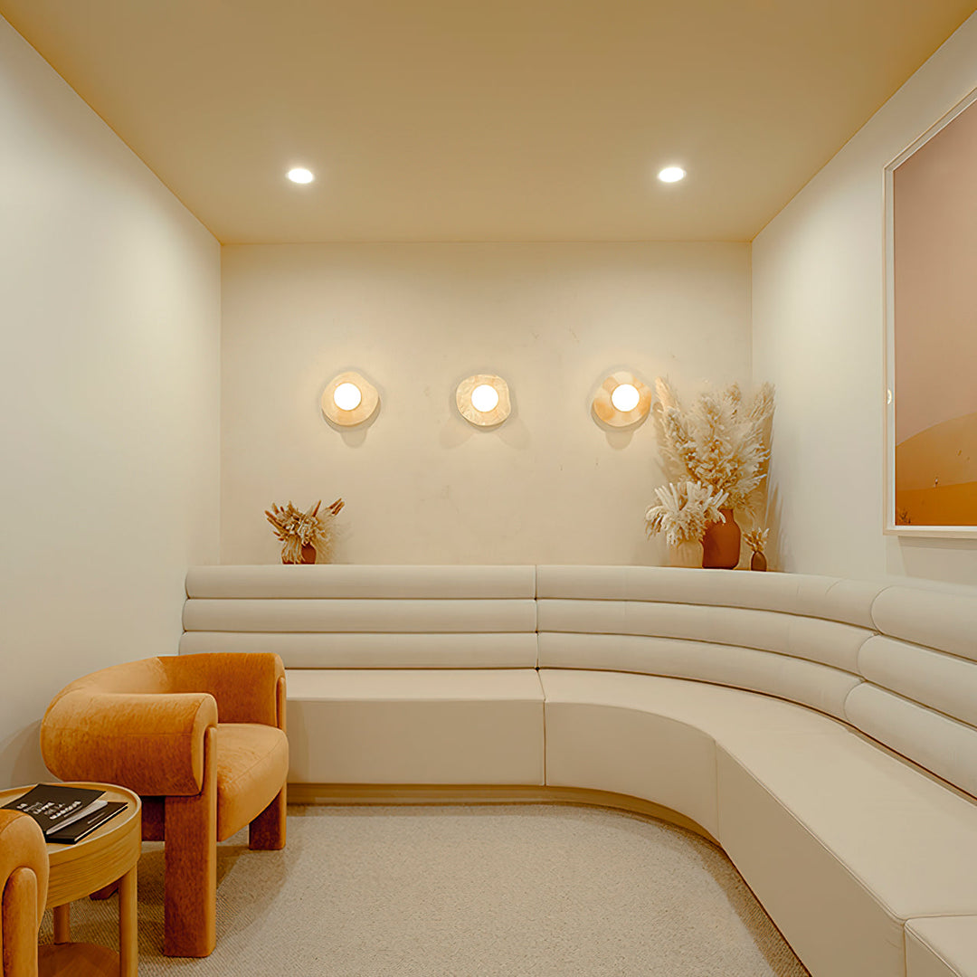 Lyvyneth Applique Murale Moderne Minimaliste en Onyx et Nopal - Neutralighting