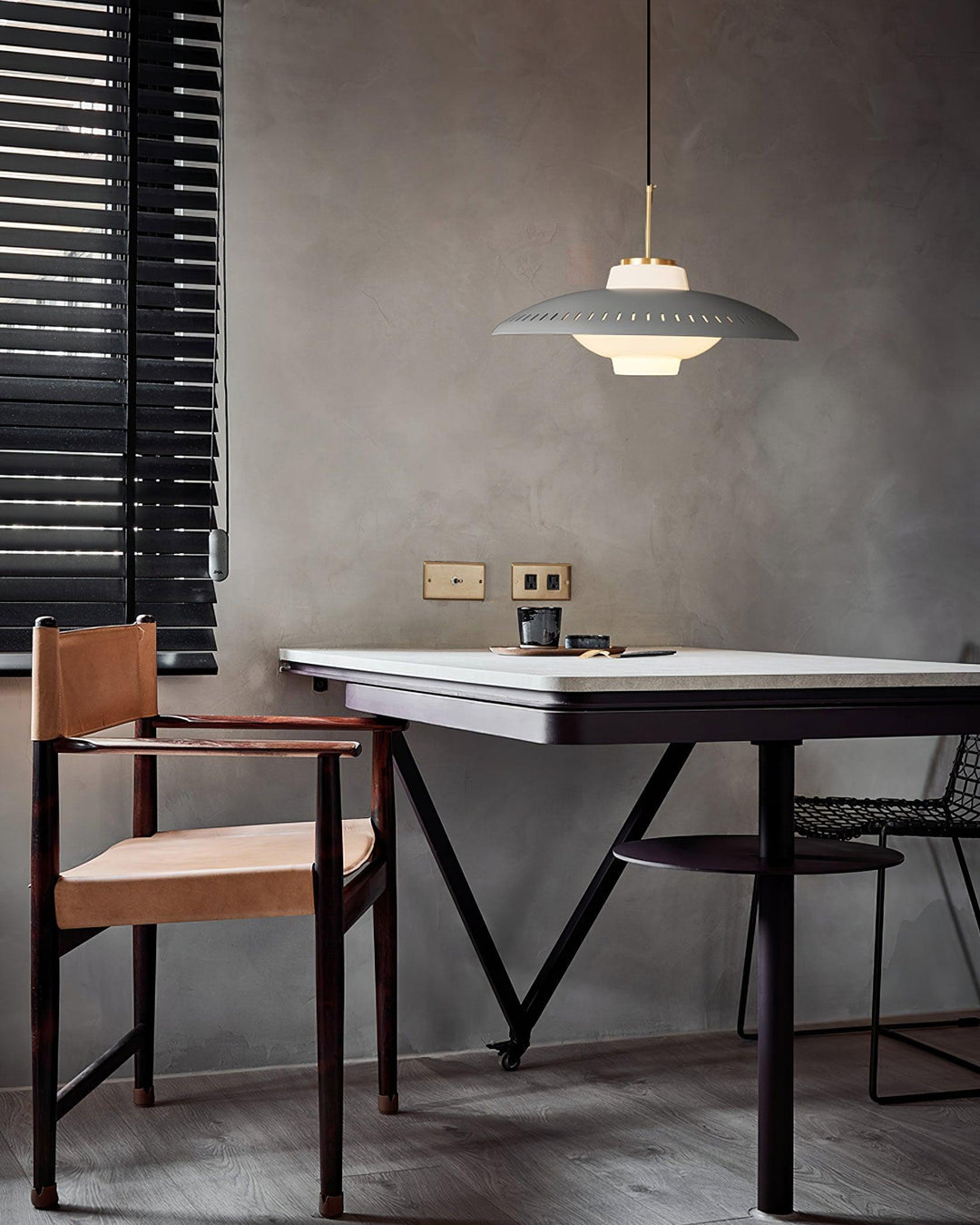 Solara Suspension en Verre Opale Abat-jour Large - Neutralighting