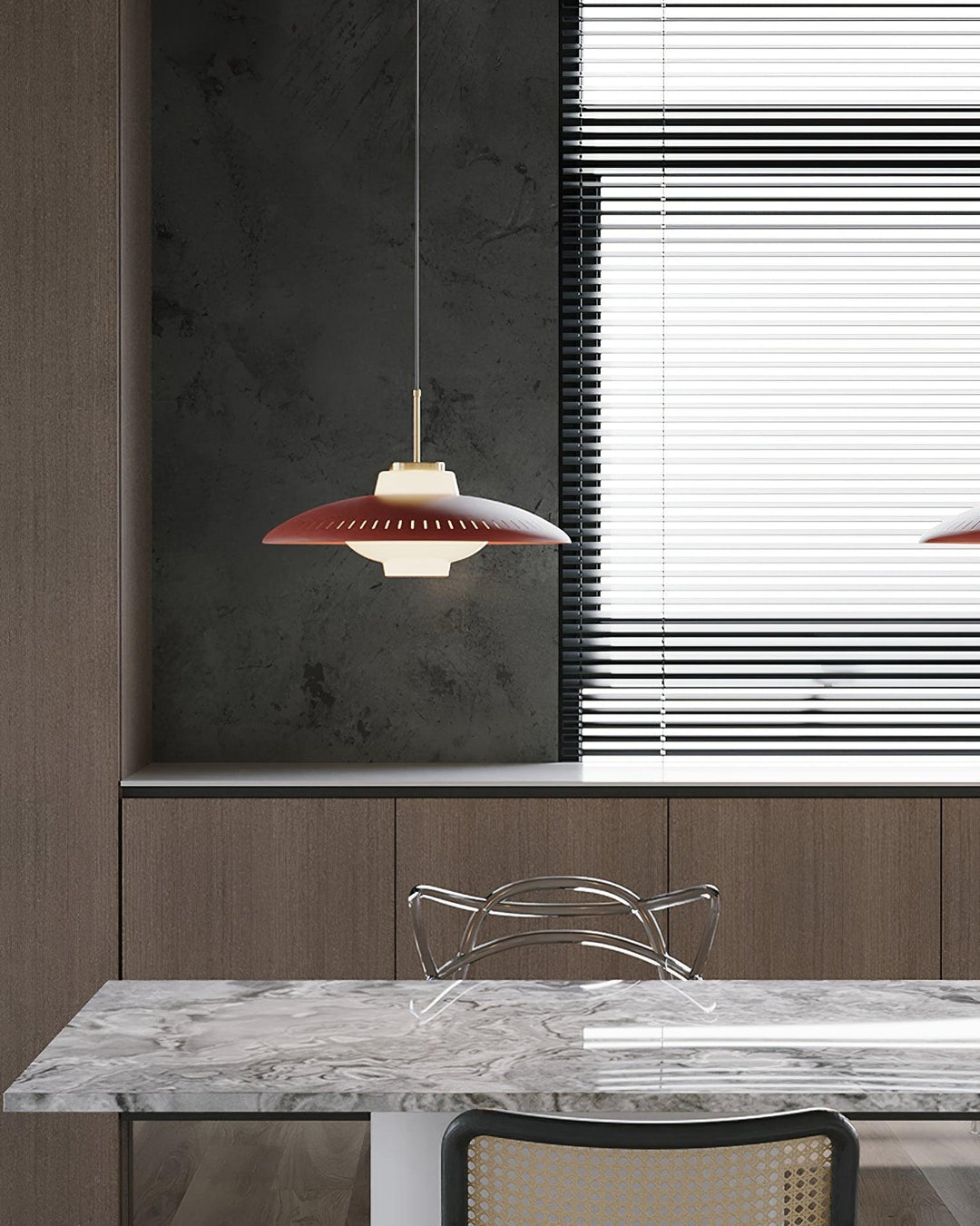 Solara Suspension en Verre Opale Abat-jour Large - Neutralighting