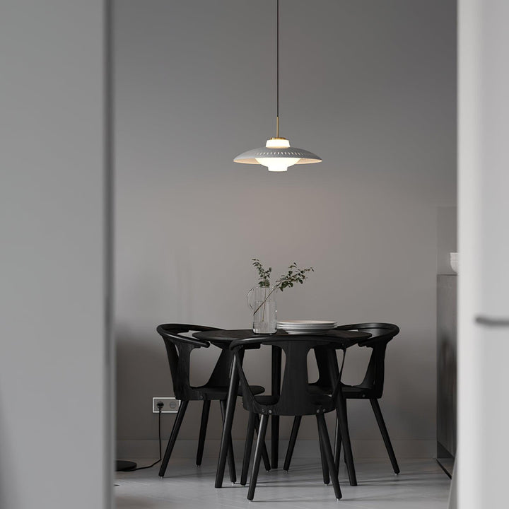 Solara Suspension en Verre Opale Abat-jour Large - Neutralighting