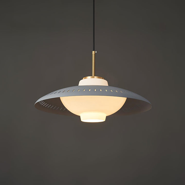Solara Suspension en Verre Opale Abat-jour Large - Neutralighting