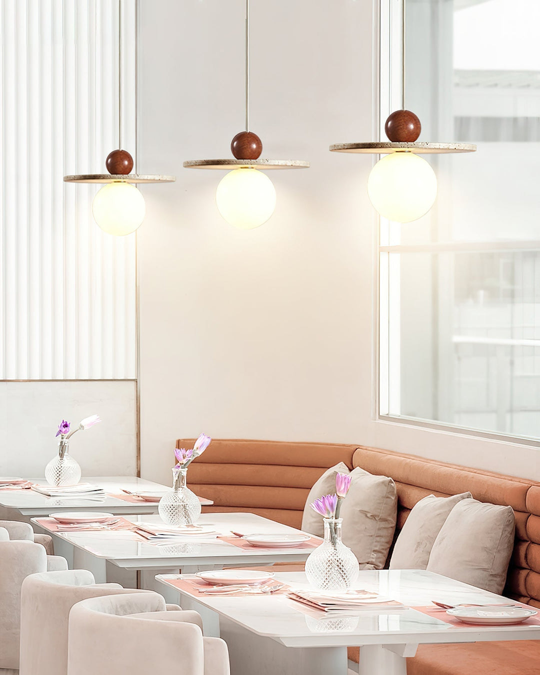 Marcio Suspension en Travertin - Neutralighting