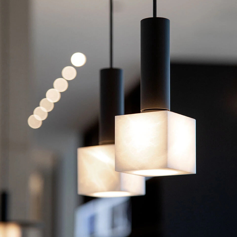 Lymiror Suspension Moderne Minimaliste en Albâtre - Neutralighting