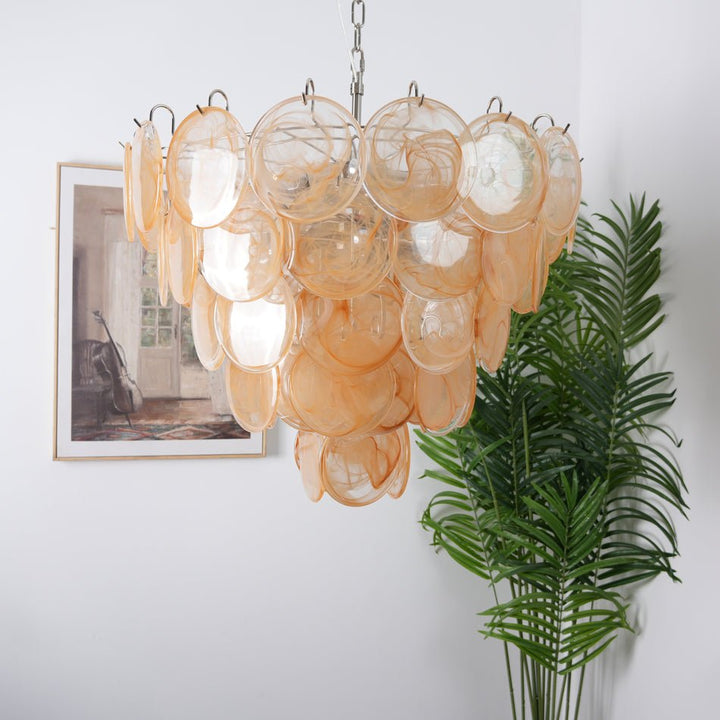 Aurora Lustre Murano Verre Disque Classique - Neutralighting