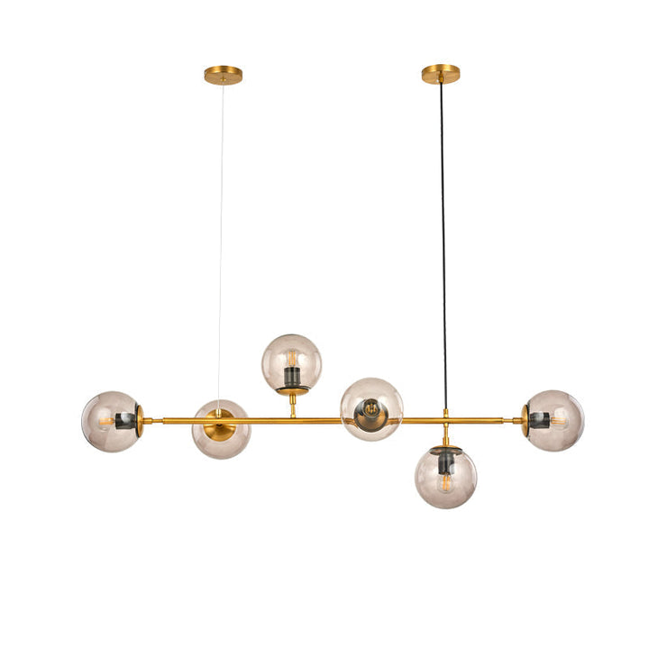 Lustra Suspension Orb Laiton Verre Pour Salon - Neutralighting