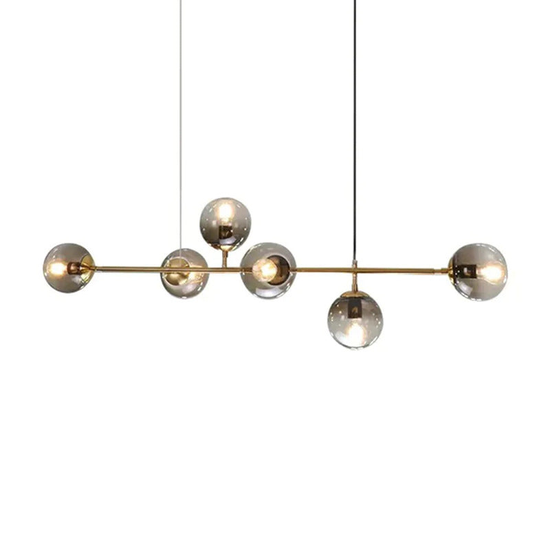 Lustra Suspension Orb Laiton Verre Pour Salon - Neutralighting