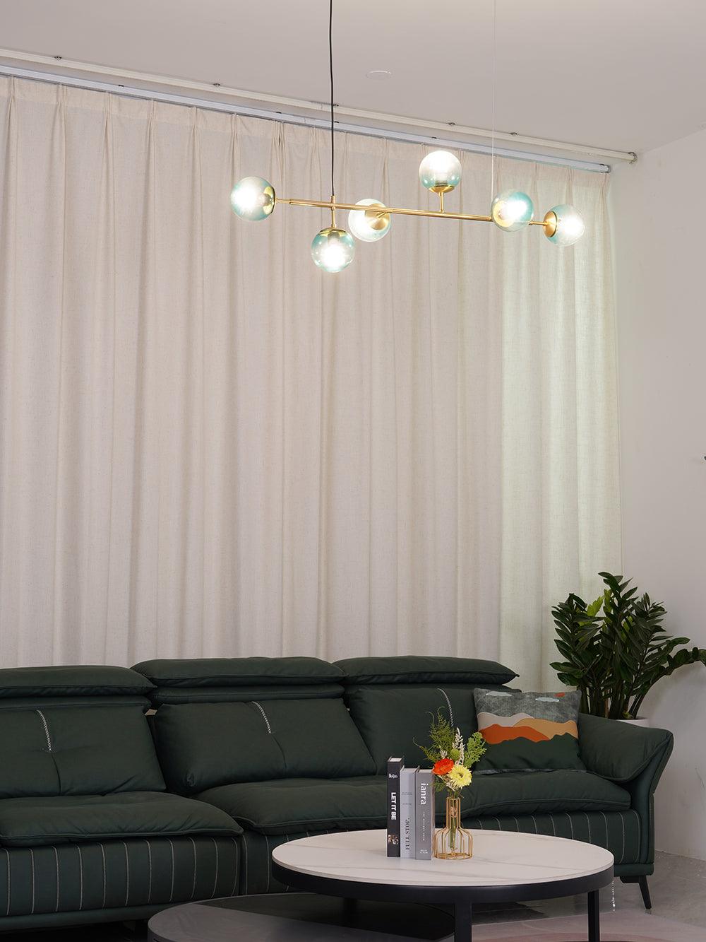 Lustra Suspension Orb Laiton Verre Pour Salon - Neutralighting