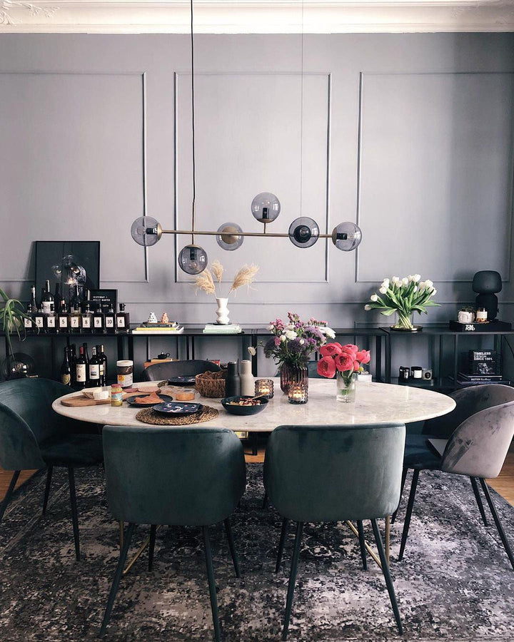Lustra Suspension Orb Laiton Verre Pour Salon - Neutralighting
