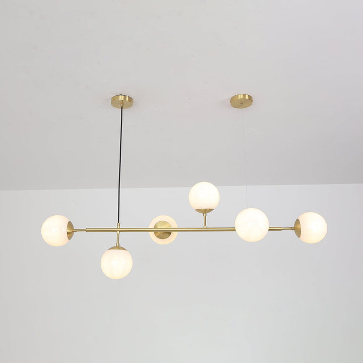 Lustra Suspension Orb Laiton Verre Pour Salon - Neutralighting