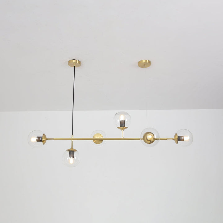 Lustra Suspension Orb Laiton Verre Pour Salon - Neutralighting