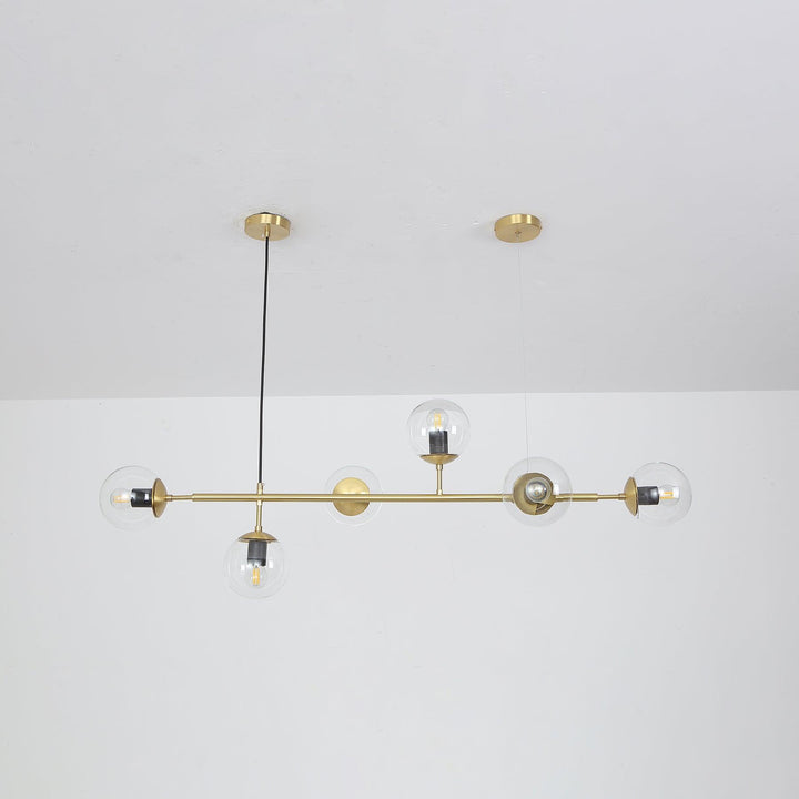 Lustra Suspension Orb Laiton Verre Pour Salon - Neutralighting