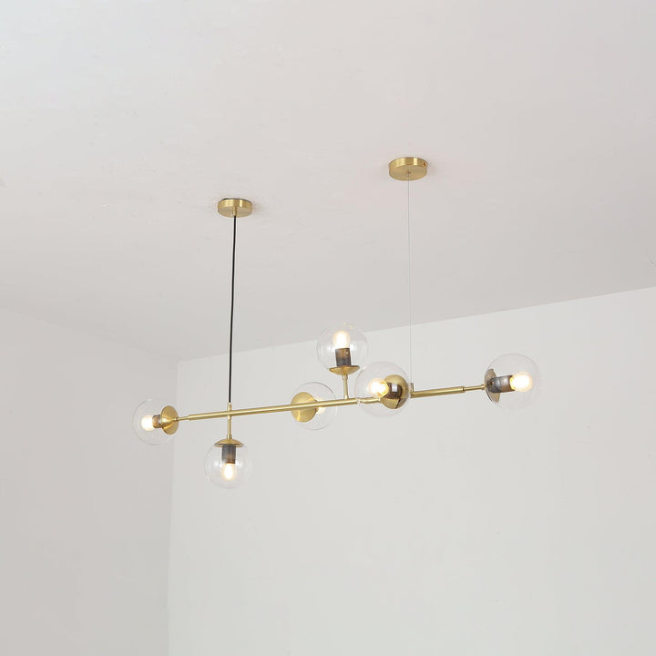Lustra Suspension Orb Laiton Verre Pour Salon - Neutralighting