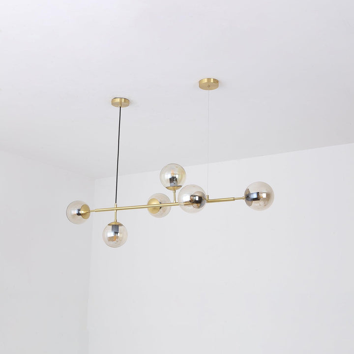 Lustra Suspension Orb Laiton Verre Pour Salon - Neutralighting