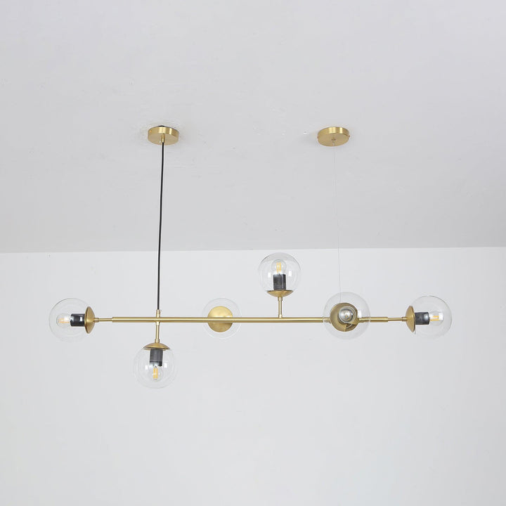 Lustra Suspension Orb Laiton Verre Pour Salon - Neutralighting