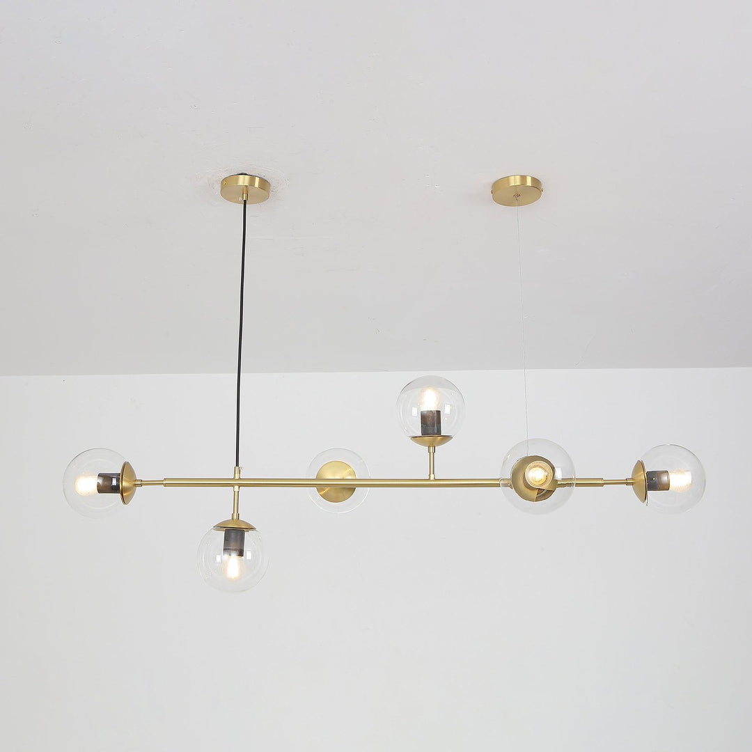 Lustra Suspension Orb Laiton Verre Pour Salon - Neutralighting