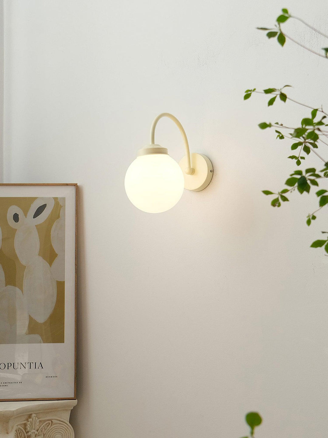 Zomareth Applique Murale en Verre Orb à Surface - Neutralighting