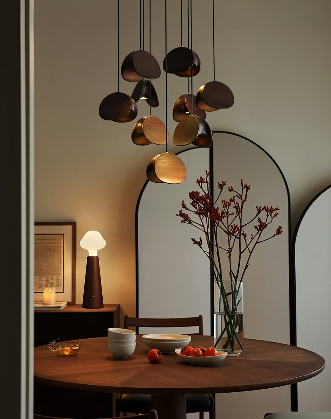 Tavro Lampe Pendante en Bois Minimaliste - Neutralighting
