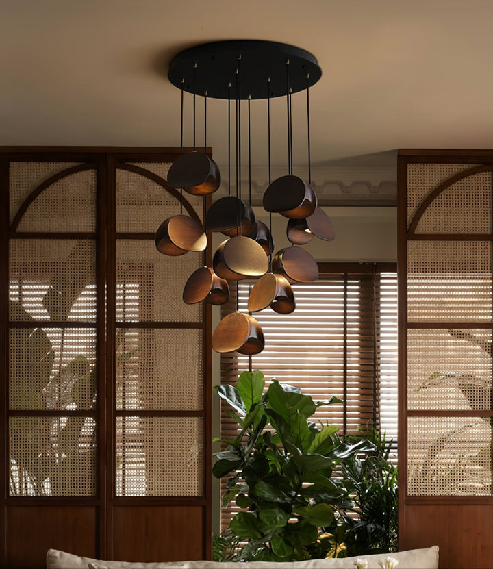 Tavro Lampe Pendante en Bois Minimaliste - Neutralighting
