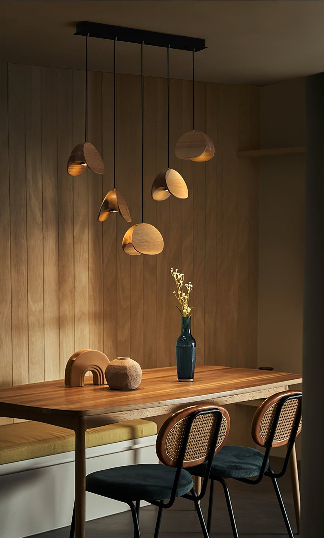 Tavro Lampe Pendante en Bois Minimaliste - Neutralighting