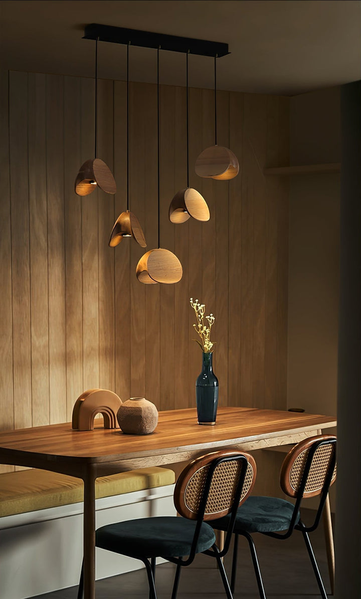 Tavro Lampe Pendante en Bois Minimaliste - Neutralighting