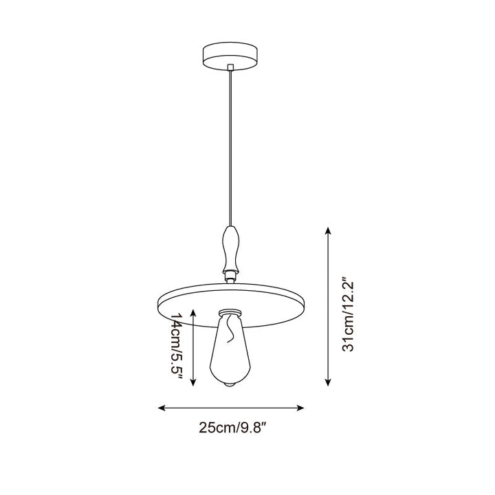 Ritta Lampe Pendante Orbit Moderne en Travertin - Neutralighting