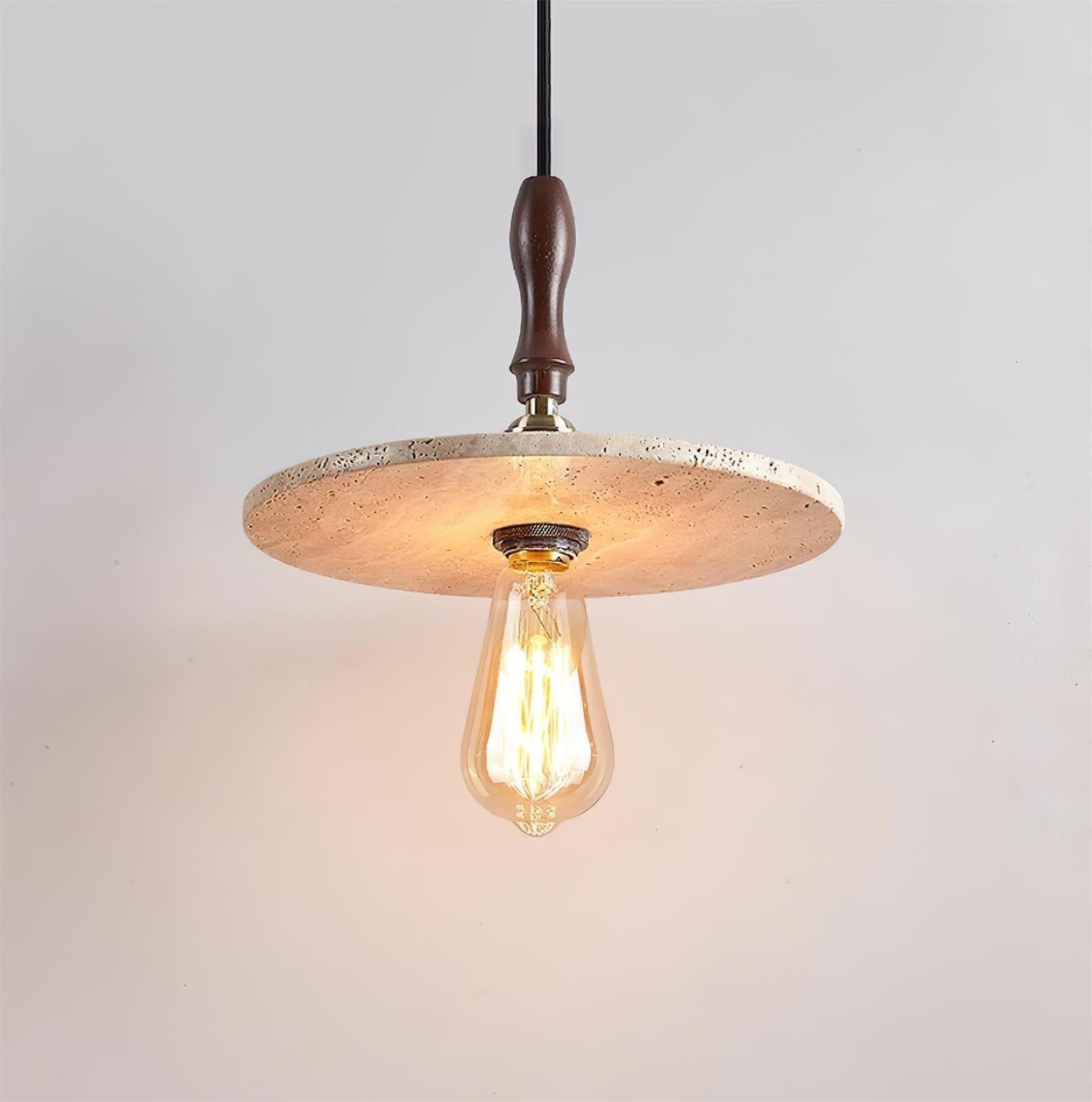Ritta Lampe Pendante Orbit Moderne en Travertin - Neutralighting