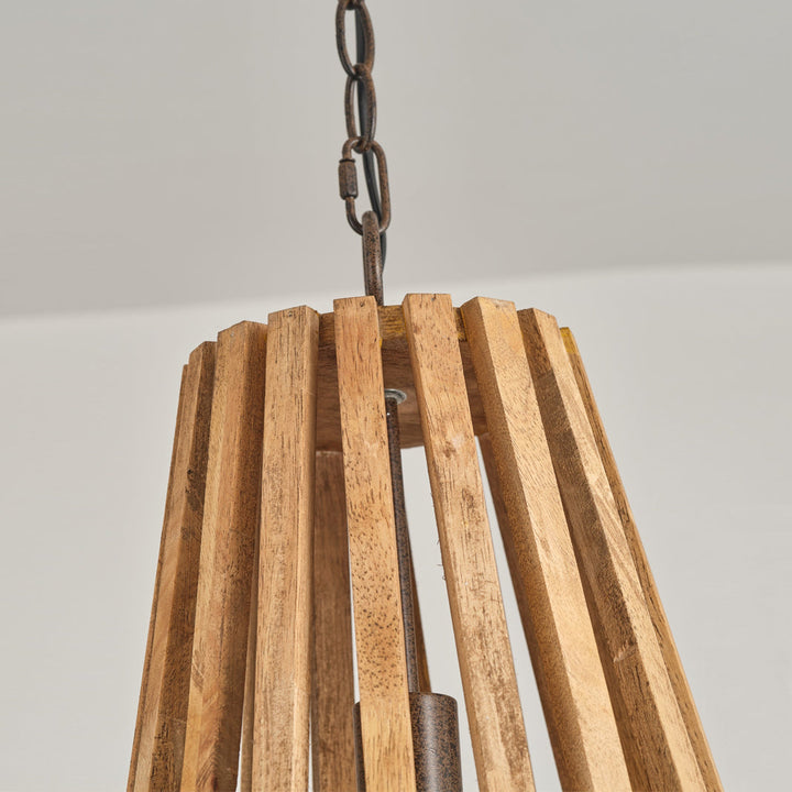 Avsolel Suspension Moderne Minimaliste en Bois et Métal - Neutralighting