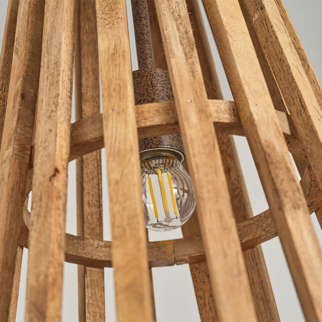 Avsolel Suspension Moderne Minimaliste en Bois et Métal - Neutralighting